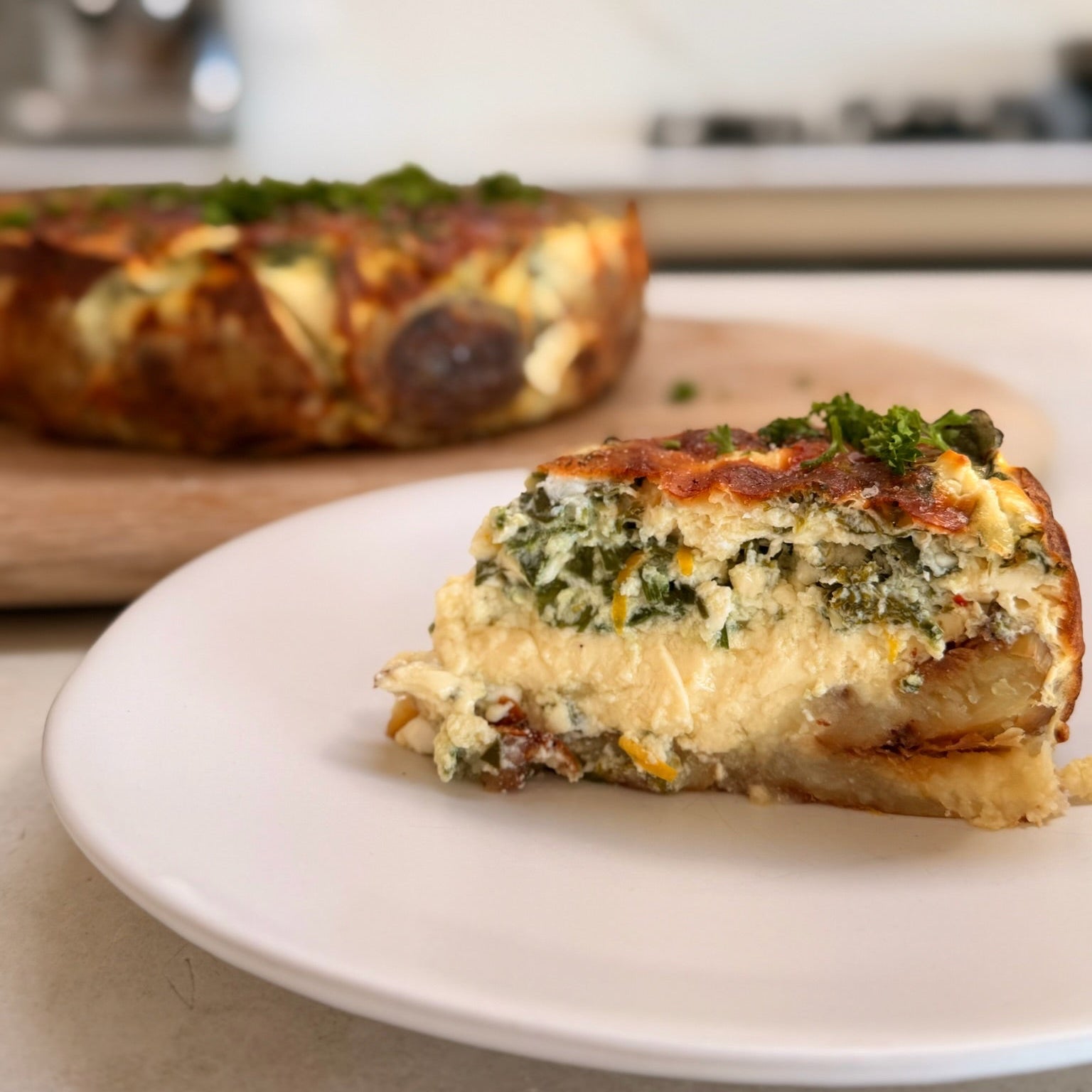 Potato Crust Quiche