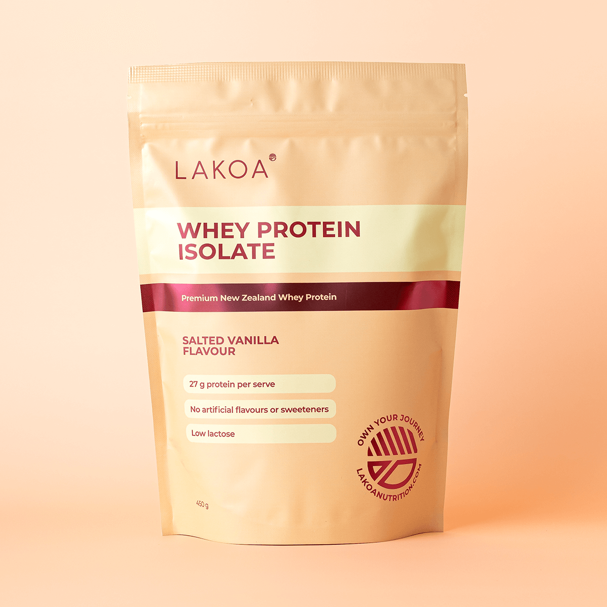 Whey Protein Isolate Salted Vanilla Flavour